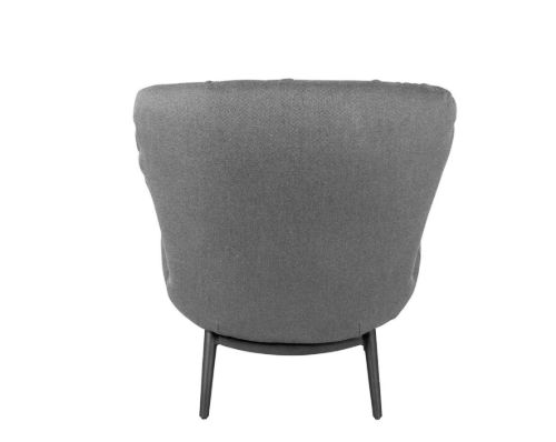 Cane-line Outdoor Serene Loungesessel inkl. AirTouch Hyndesæt SH: 39 cm – Grau/Schwarz