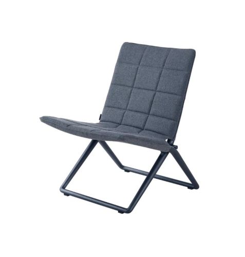 Cane-line Outdoor Traveller Lounge Klapstol SH: 42 cm - Grey