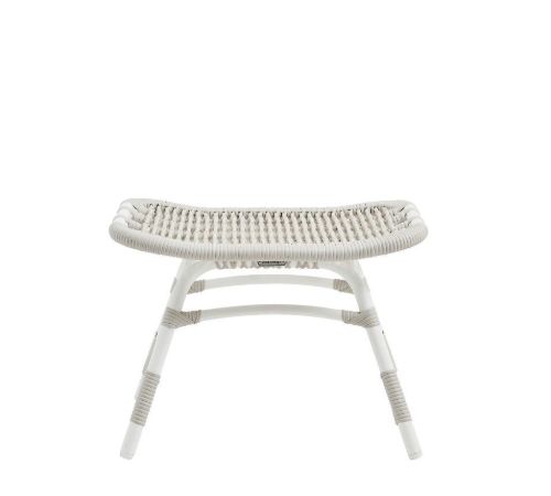 Sika-Design Monet Außenfußhocker H: 38 cm – Taubenweiß