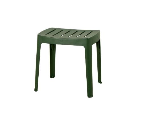 Cane-line Outdoor Cut Skammel H: 40 cm - Dark Green Aluminium