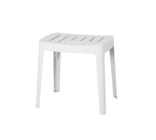 Cane-line Outdoor Cut Skammel H: 40 cm - White Aluminium