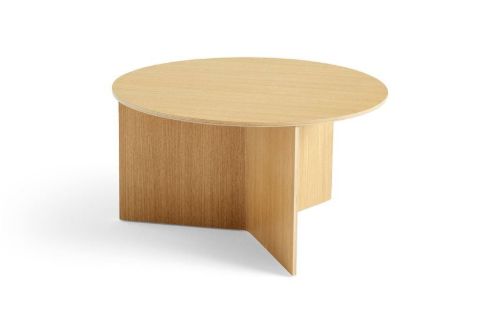HAY Slit Table Wood XL Ø: 65 cm - Oak