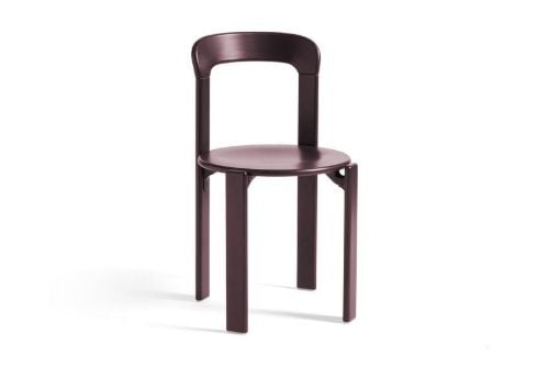 HAY Rey Chair SH: 44 cm - Grape Red