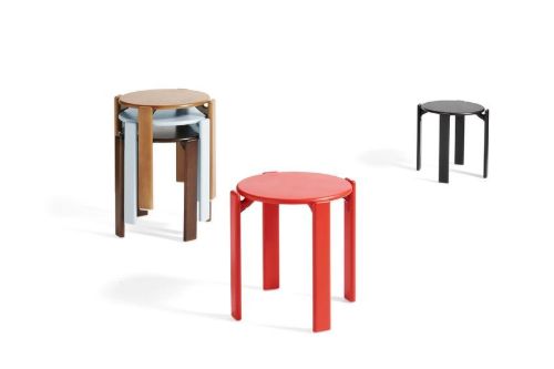 HAY Rey Hocker H: 46 cm – Tiefschwarz