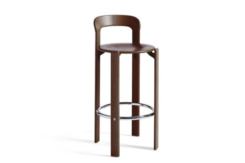 HAY Rey Bar Stool SH: 75 cm - Umber Brown
