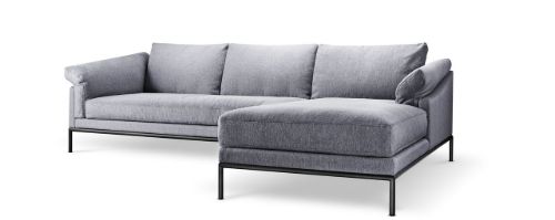 Eva Solo Crush Sofa 2 Pers. mit Chaiselongue B: 256 cm – Positano Fb. 87