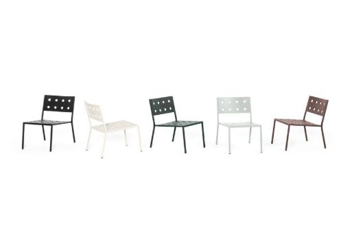 HAY Balcony Lounge Chair SH: 39 cm – Wüstengrün