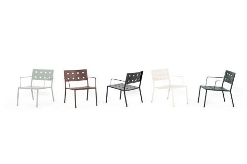 HAY Balcony Lounge Sessel SH: 39 cm – Kreidebeige