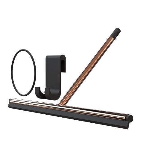 FROST NOVA2 Bruseskraber m. holder B: 34cm - Poleret Kobber
