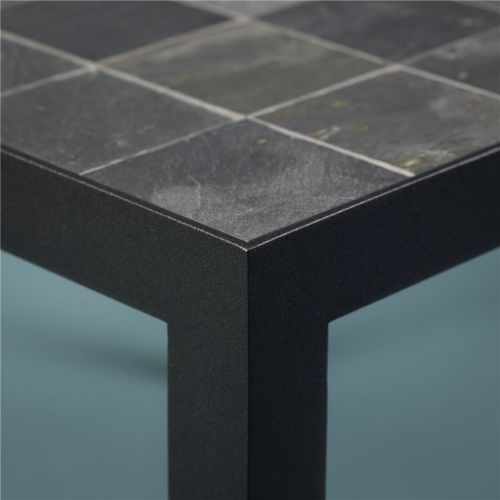 Rübner Bench 140x44x45 cm - Schiefer/Graphit