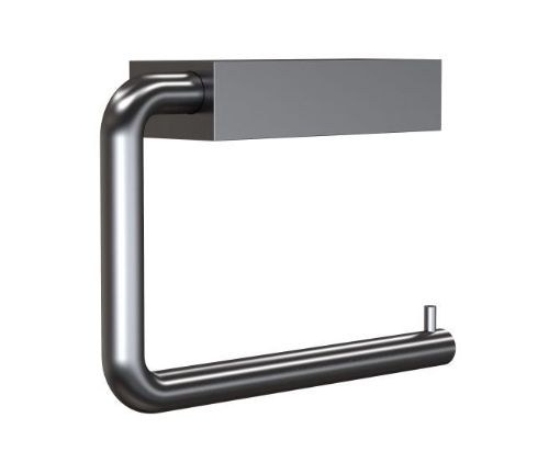 FROST QUADRA Toiletrulleholder 3 10x14,5cm - Børstet Sort