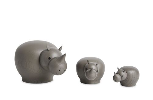 Woud Rina Rhinoceros Medium – Taupe