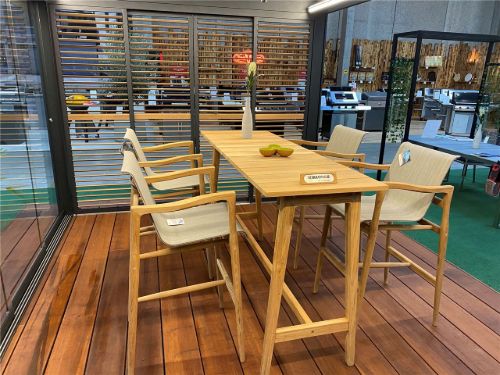 Kircodan Leanna Hochtisch H: 105 cm – Teak