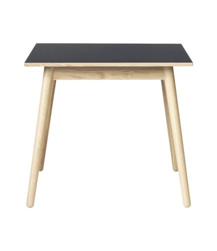 FDB Møbler Spisebord Poul M. Volther C35A  82x82 cm - Eg/Mørkegrå