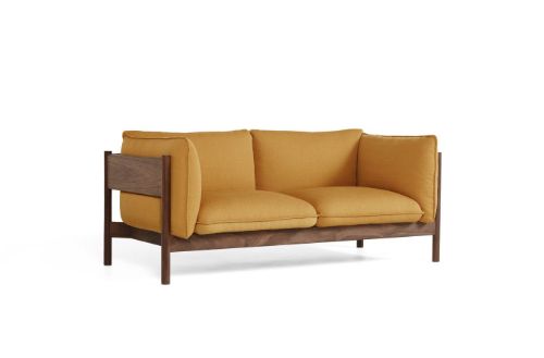 HAY Arbour 2 Seater B: 180 cm - Vidar 472 / Oiled Waxed Solid Walnut
