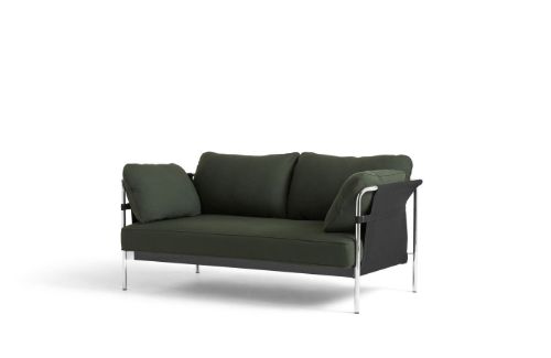 HAY Can 2 Seater L: 172 cm - Steelcut 975 / Chromed Steel