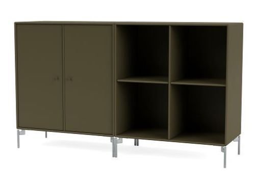 Montana Selection Pair Skænk med ben 139,2x69,6 cm - 139 Oregano / Chrome