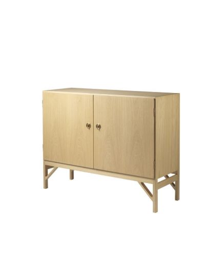 FDB Møbler A232 Beistelltisch Børge Mogensen 93,8 x 122 x 44,5 cm – Lackierte Eiche/Natur