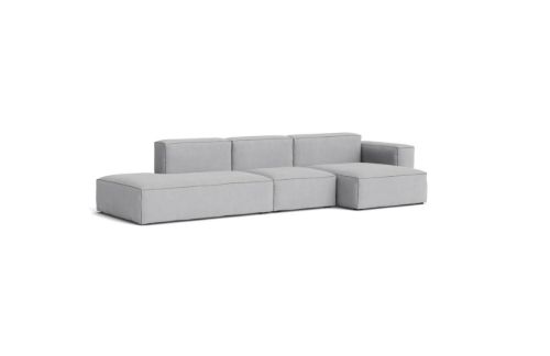HAY Mags Soft Low Armrest 3 Seater Combination 4 Right End L: 331 cm - Linara 443