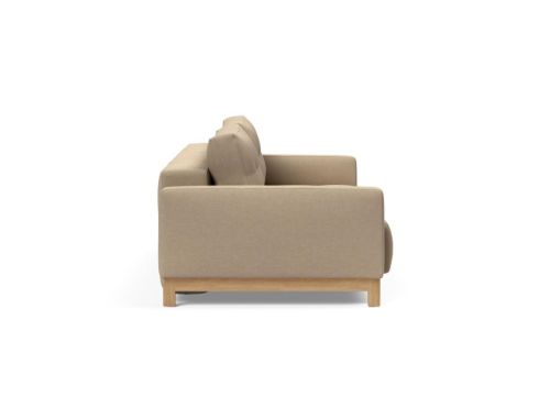 Innovation Living Pyxis D.E.L Schlafsofa B: 232 cm – Lackierte Eiche/587 Phobos Mokka
