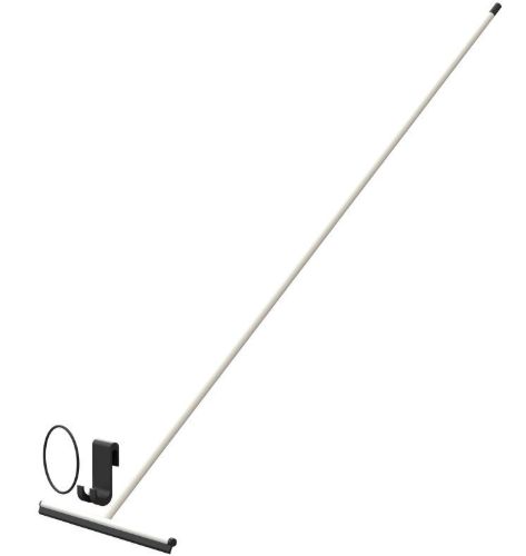 FROST NOVA2 Bruseskraber Lang m. holder B: 34cm - Mat Hvid