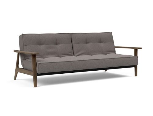 Innovation Living Splitback Frej Schlafsofa B: 232 cm – Räuchereiche/521 Mixed Dance Grey