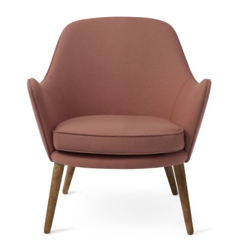 Warm Nordic Dwell Lounge Chair SH: 46 cm - Blush