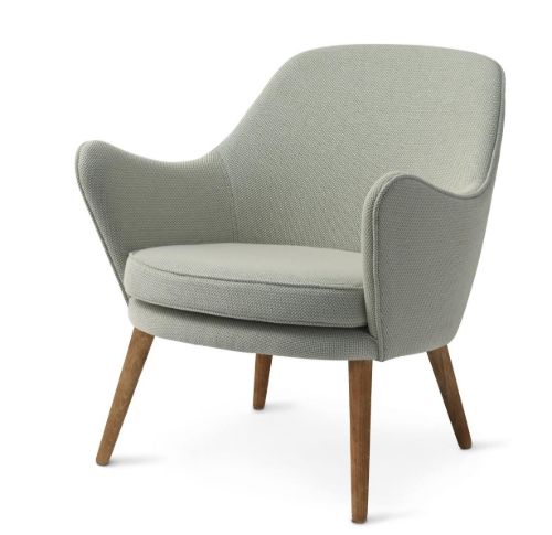 Warm Nordic Dwell Lounge Chair SH: 46 cm – Helles Cyan