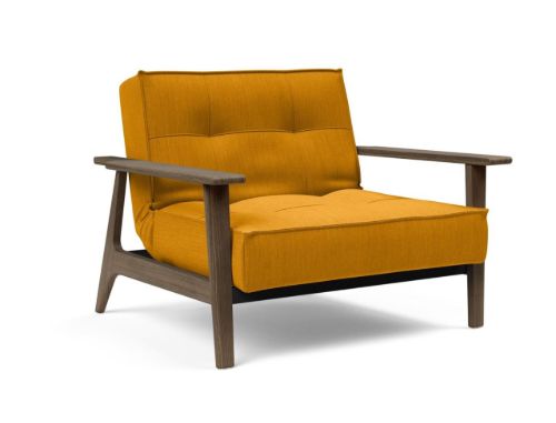 Innovation Living Splitback Frej Stuhl B: 112 cm – Räuchereiche/507 Elegance Burned Curry