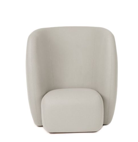 Warm Nordic Haven Lounge Chair SH: 40 cm - Pearl Grey