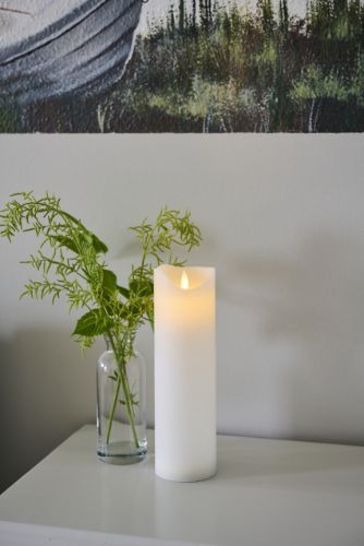 Sirius Sara Wiederaufladbare Kerze H: 25 cm – Weiß