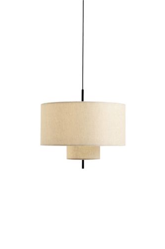 New Works Margin Pendant Lamp Ø: 70 cm - Beige/Black