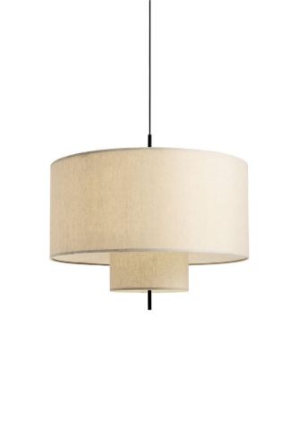New Works Margin Pendant Lamp Ø: 90 cm - Beige/Black