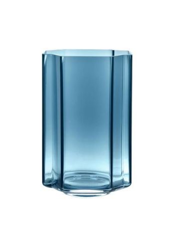 Louise Roe Funki Vase Asymmetric H: 34 cm - Blue