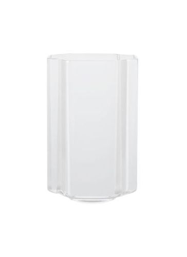Louise Roe Funki Vase Asymmetric H: 34 cm - Opal White