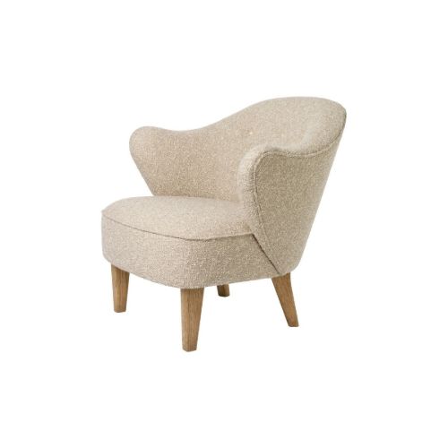 Audo Copenhagen Ginger Signature Loungesessel m. Fußstütze SH: 40 cm - Sacho Zero Loop 001/Eg