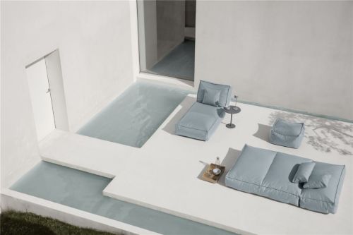 Blomus Stay Kissen 60x25 cm - Ozean