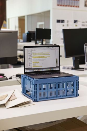HAY Farbkiste Recycled M 14x26,5x34,5 cm - Electric Blau