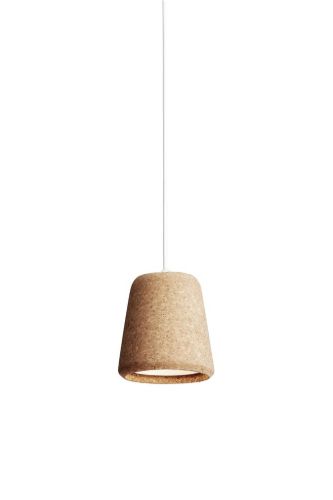 New Works Material Pendant Ø: 13 cm - Cork/White