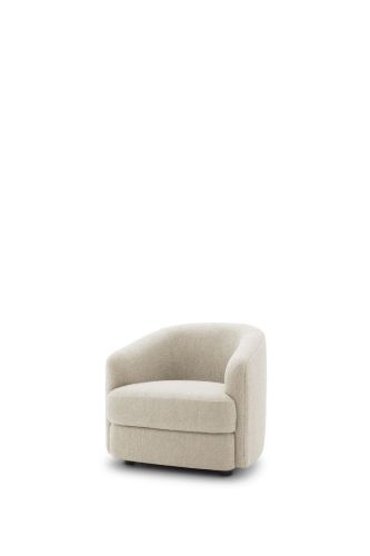New Works Covent Lounge Chair SH: 42 cm – Nevotex Barnum Off White