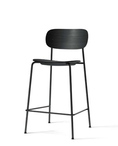 Audo Copenhagen Co Counter Chair Veneer SH: 65,5 cm - Black Oak