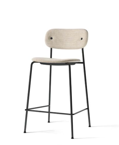 Audo Copenhagen Co Counter Chair Veneer Fully Upholstered SH: 68,5 cm - Moss 0004