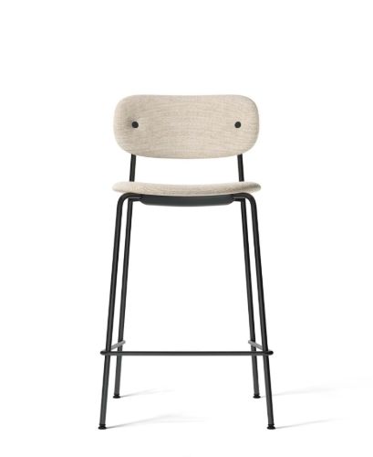Audo Copenhagen Co Counter Chair Furnier Vollgepolstert SH: 68,5 cm – Moss 0004