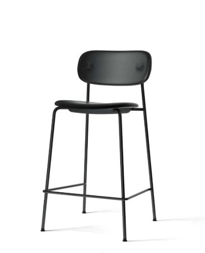 Audo Copenhagen Co Counter Chair Veneer Fully Upholstered SH: 68,5 cm - Dakkar 0842