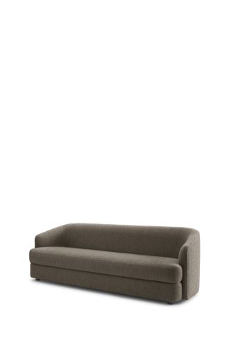 New Works Covent Sofa Deep 3-Sitzer SH: 42 cm – Dunkles Taupe