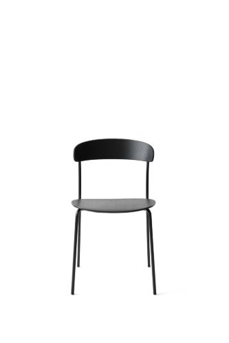 New Works Missing Chair SH: 46 cm - Black Ash/Black