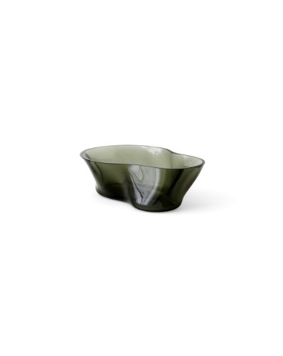 Audo Copenhagen Aer Vase H: 6,7 cm - Smoke Glass