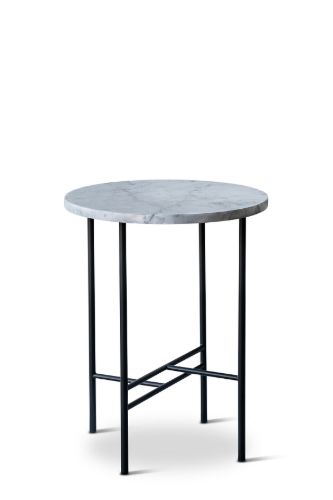 Bent Hansen Metro Sofabord Ø: 45 cm - White Carrara