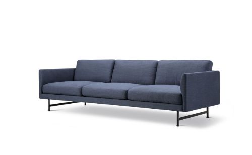 Fredericia Furniture 5623 Calmo 3 Pers. Sofa L: 250 cm – Sunniva 783/Schwarzes Metall