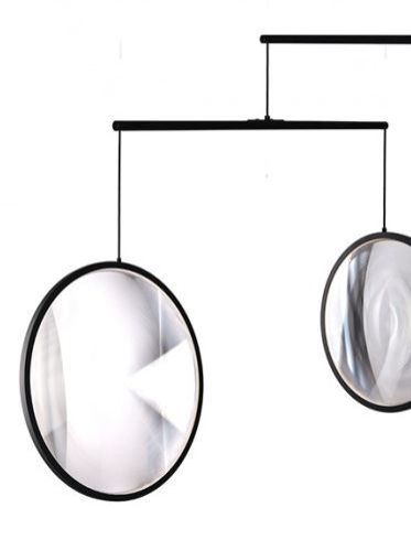 DCW Editions Focus x5 Lysekrone Ø: 160,8 cm - Schwarz